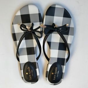 ‼️NEW‼️KATE SPADE Gingham Print Sandals